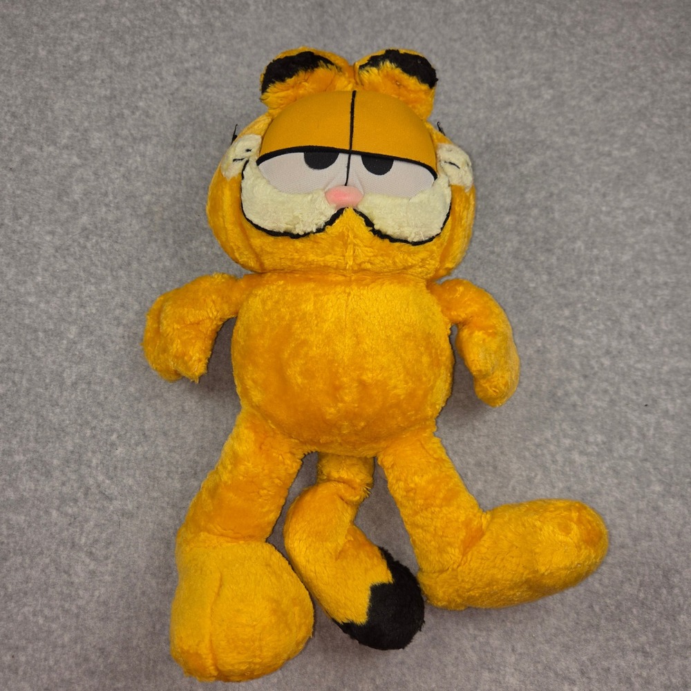 Vintage ACME Garfield Plush Stuffed Animal Orange Tabby Cat Toy Jim Davis